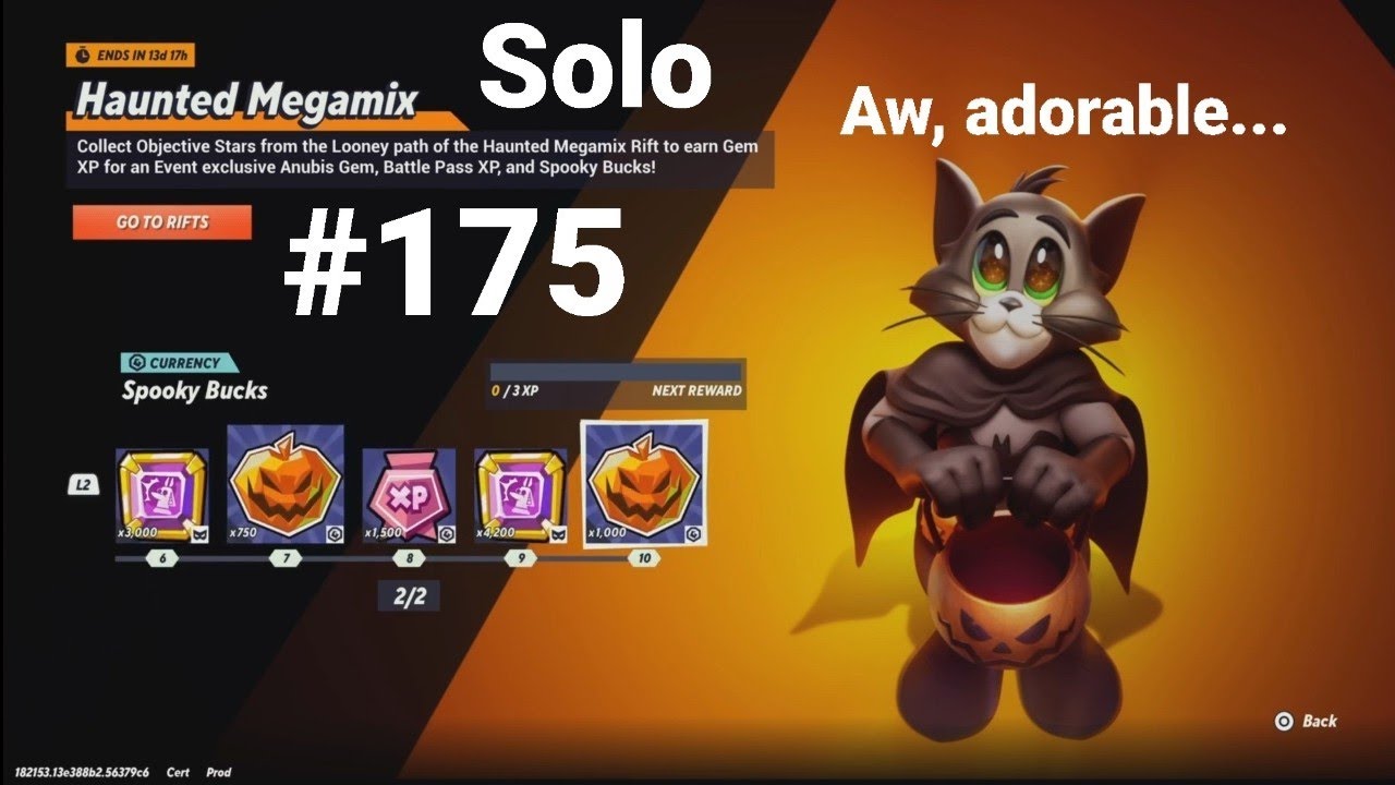 MultiVersus random fighter part 175 (Begin Halloween Event 2024 and Haunted Megamix Rift Solo).