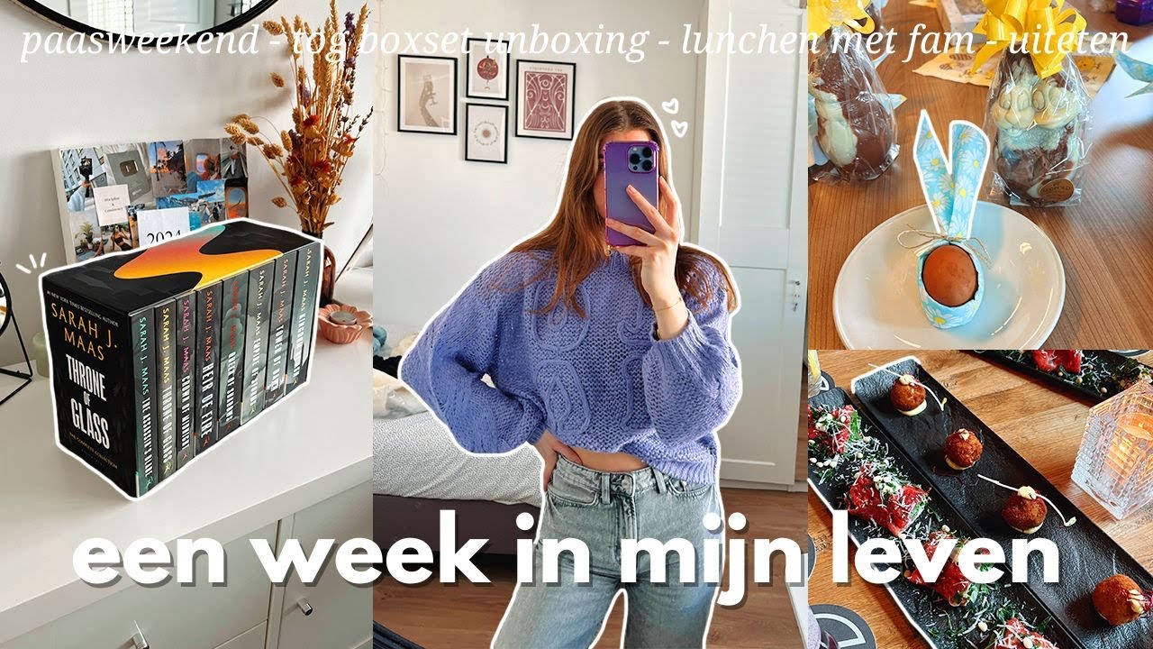 WEEKVLOG ⭐️ paasweekend 🐣 tog boxset unboxing & lekker eten 💖 ☆ Zenne Bakens