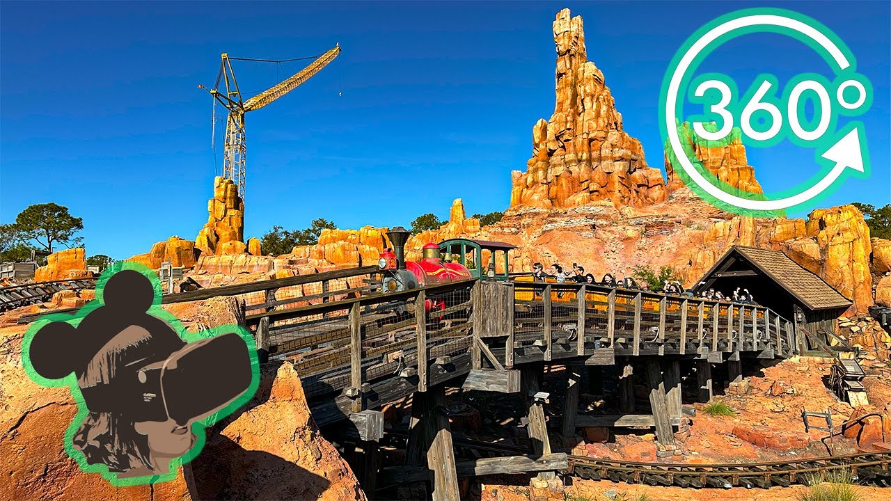 360&ordm; Ride on Big Thunder Mountain Railroad Before Major Refurbishment at Walt Disney World