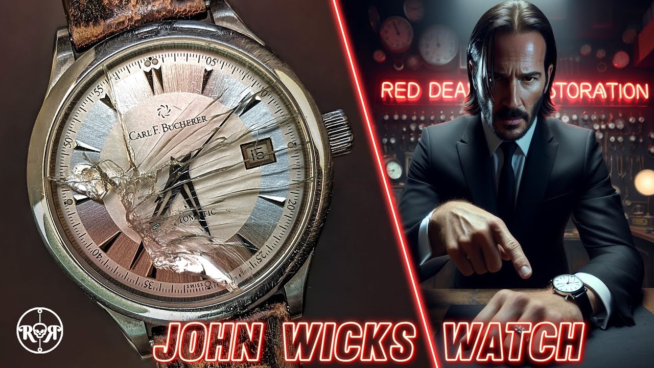 Restoration of John Wicks Watch - C. F. Bucherer Manero Autodate Repair | ASMR