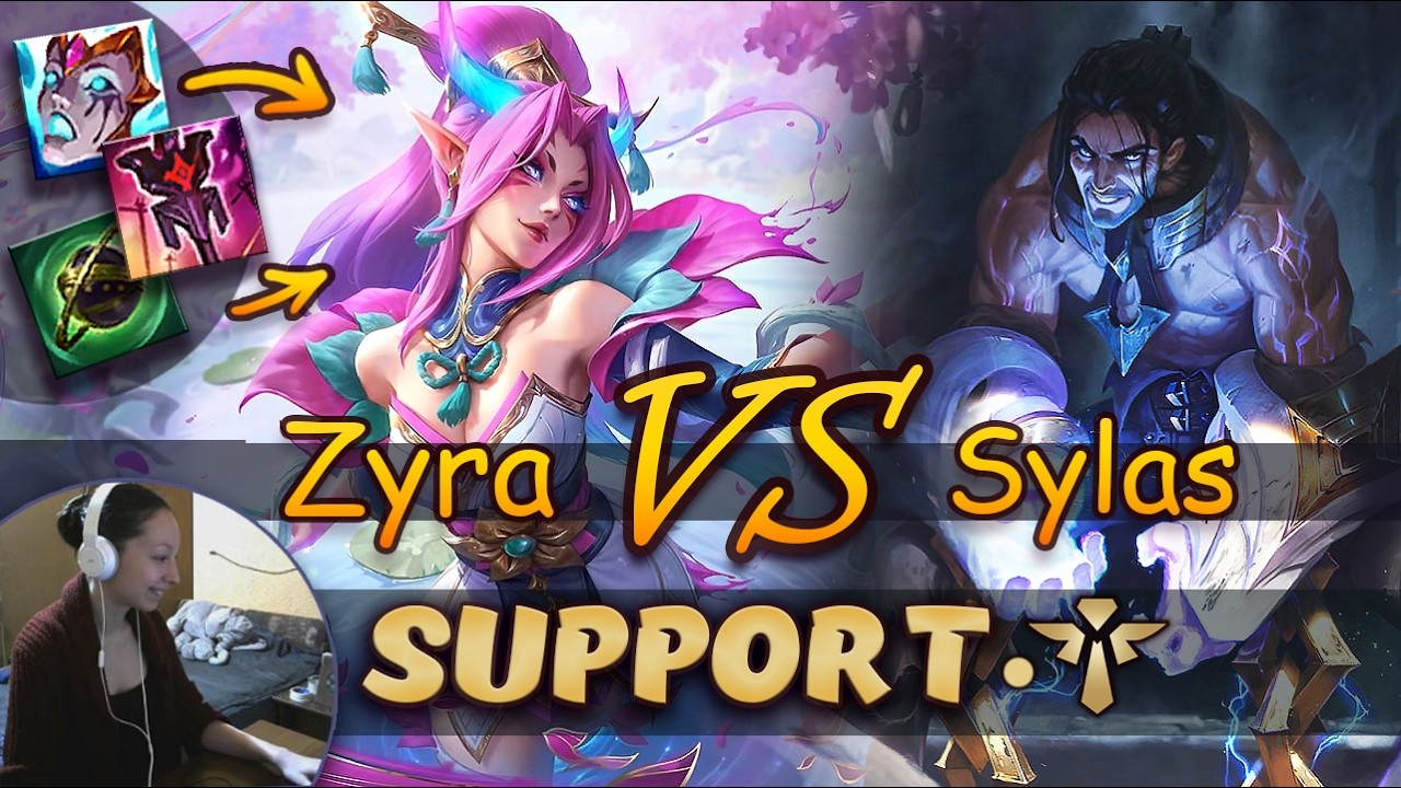 Zyra & Jhin vs Sylas & Seraphine | Support | Full game | League of Legends - patch 26.04