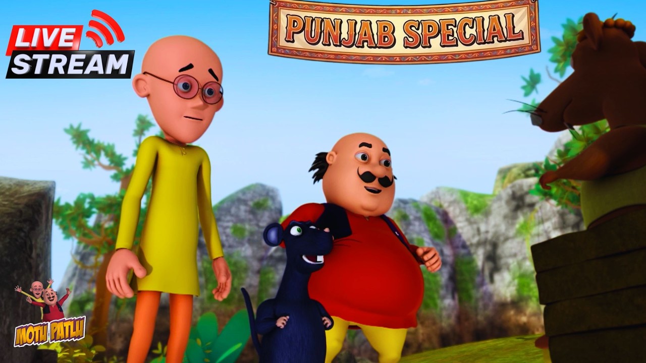 Non Stop Motu - Patlu | मोटू पतलू | Motu Patlu Punjab Special | #motupatlu #motupatlukijodi