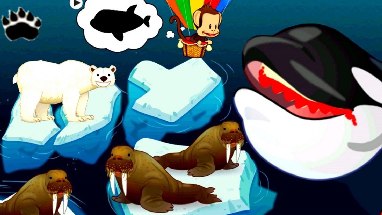 Kids and Baby learn Animals Animal Names and Letters with Monkey Preschool Kids Games for Children