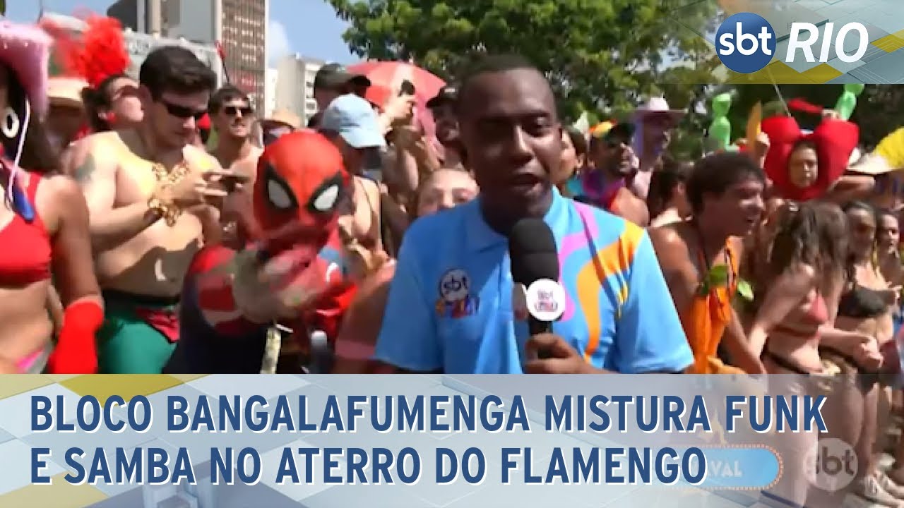 Bloco Bangalafumenga mistura funk e samba no Aterro do Flamengo