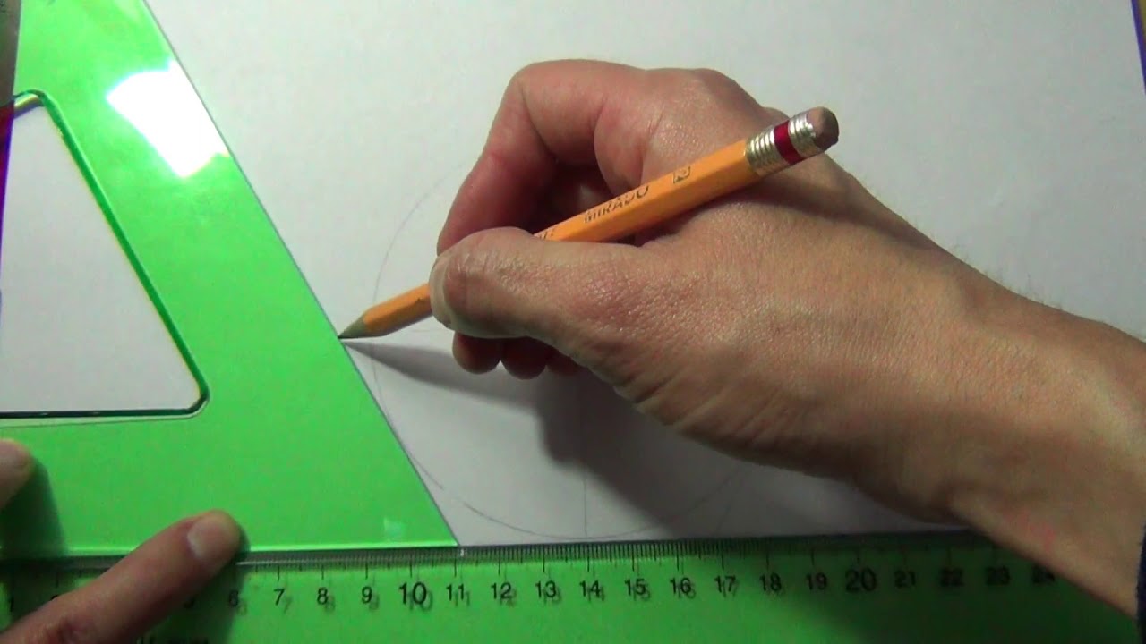 Hexágono circunscrito a una circunferencia