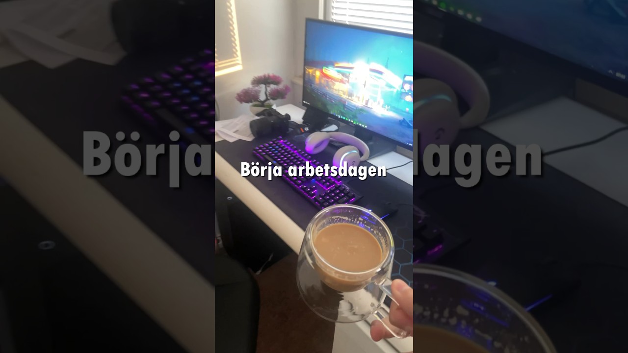En dag i livet som gamingkreat&ouml;r #gaming #kreat&ouml;r