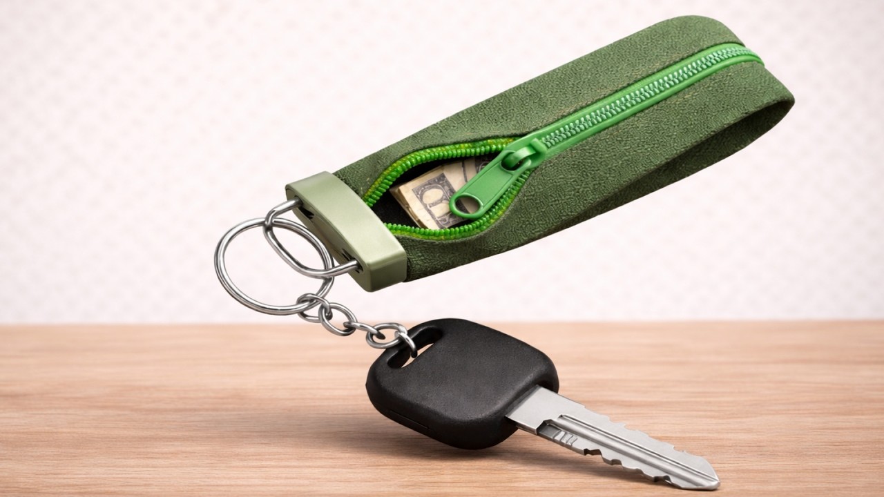 ✅ How I Made a Smart Keychain with a Hidden Pocket to Store Money | Practical Innovation