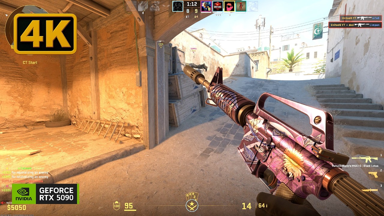 Counter-Strike 2 Gameplay 4K (No Commentary)