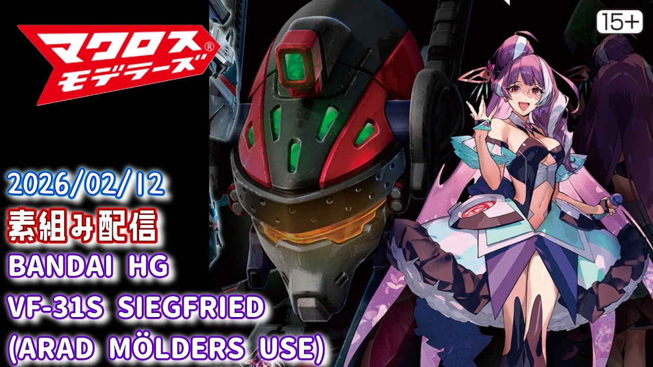【素組み】私の彼は初心者モデラーズVol.17 BANDAI HG VF-31S SIEGFRIED【マクロスモデラーズ】