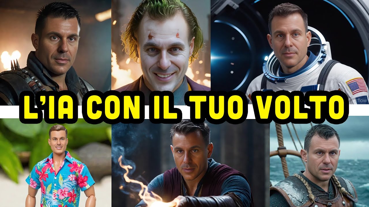 Crea immagini IA con il TUO volto o attori virtuali. Tutorial Artflow