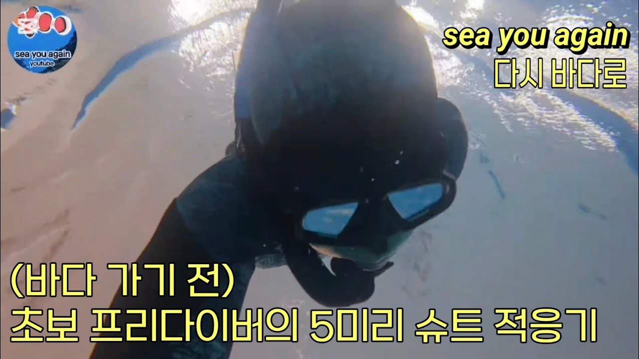 (바다가기 전) 초보 프리다이버의 5mm 슈트 적응기