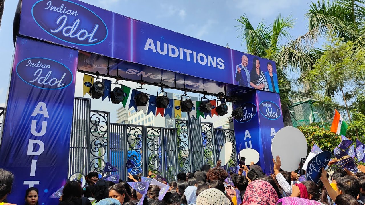 Indian Idol Audition 🎙️ | Indian Idol Audition Arrangement | Delhi Dwarka Audition Crowd 20/08/2023