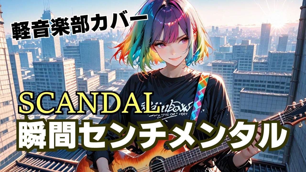 瞬間センチメンタル【SCANDAL】を汐見ヶ丘高校軽音楽部がバンドカバー   Shunkan Sentimental