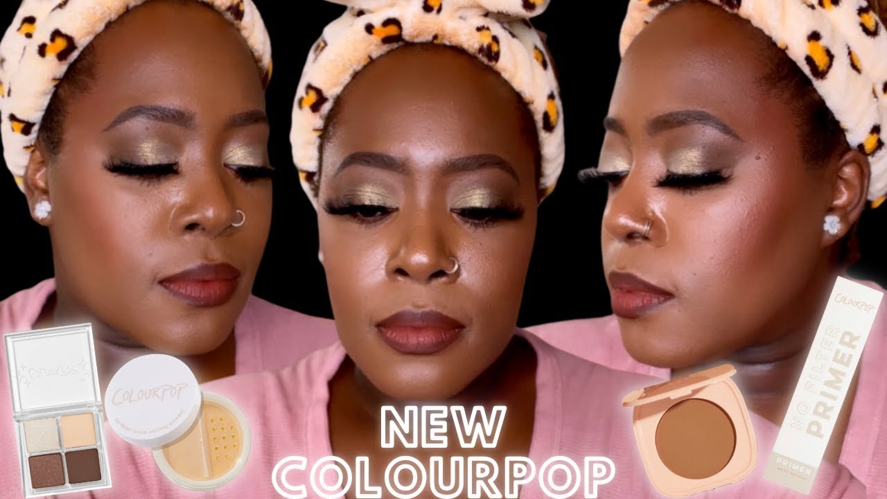 I have no words|FULL FACE OF NEW COLOURPOP MAKEUP PRODUCTS|REVIEW+FIRST IMPRESSIONS+8 HOUR WEAR TEST