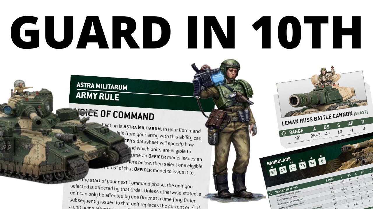 HUGE Astra Militarum Rules Reveals - 20-Man Squads, CP for Squads, Battle Cannon Nerfed?
