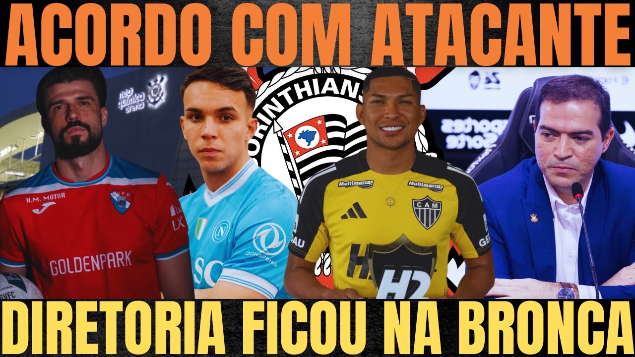CORINTHIANS CONFIRMA ACORDO com ATACANTE| RONY CHATEOU DIRETORIA| VALORES por GIOVANE