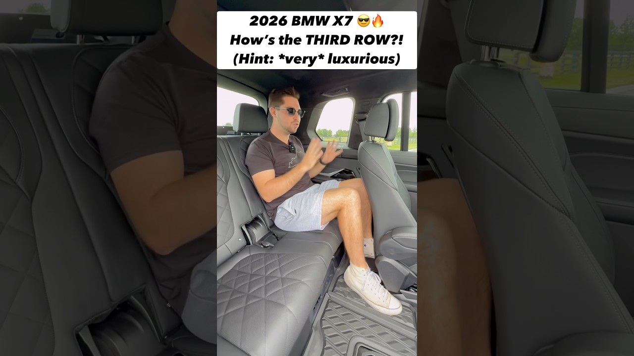 Check Out the Luxury Packed Third Row in the 2026 BMW X7! Is it the Best You Can Buy??