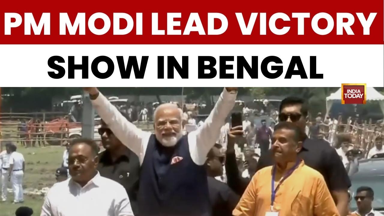 Bengal Oath Ceremony: PM Modi Leads Victory Roadshow As BJP Celebrates Historic Bengal