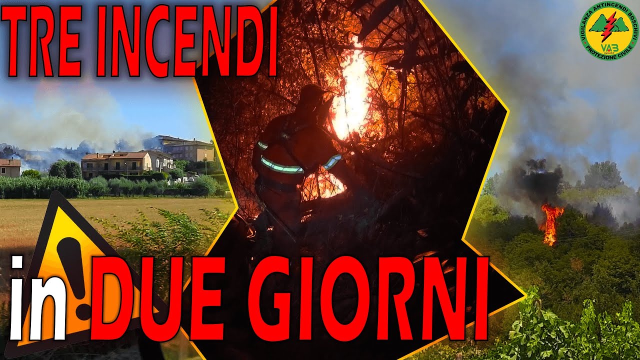 TRE INCENDI in soli 2 GIORNI!!!😨🔥
