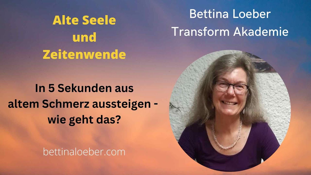 Als alte Seele in 5 Sekunden aus altem Schmerz aussteigen