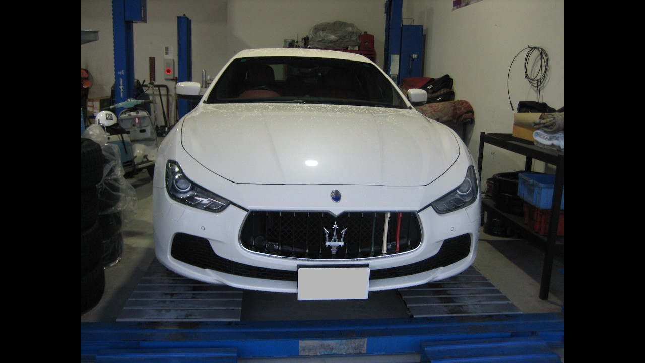Maseratiギブリ車検整備記録
