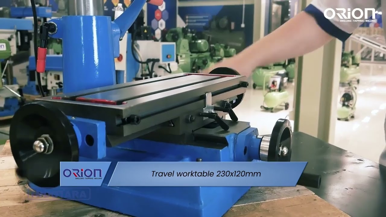 Kenal lebih dekat dengan Orion ZX7016 : Mesin Bor dan Milling serbaguna dari PT. Indotara Persada. 