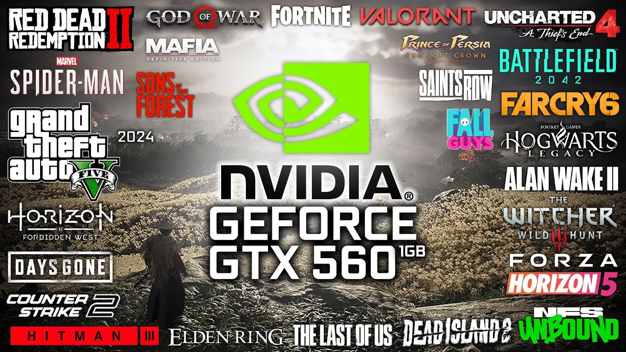 GeForce GTX 560 in 2024 - Test in 29 Games