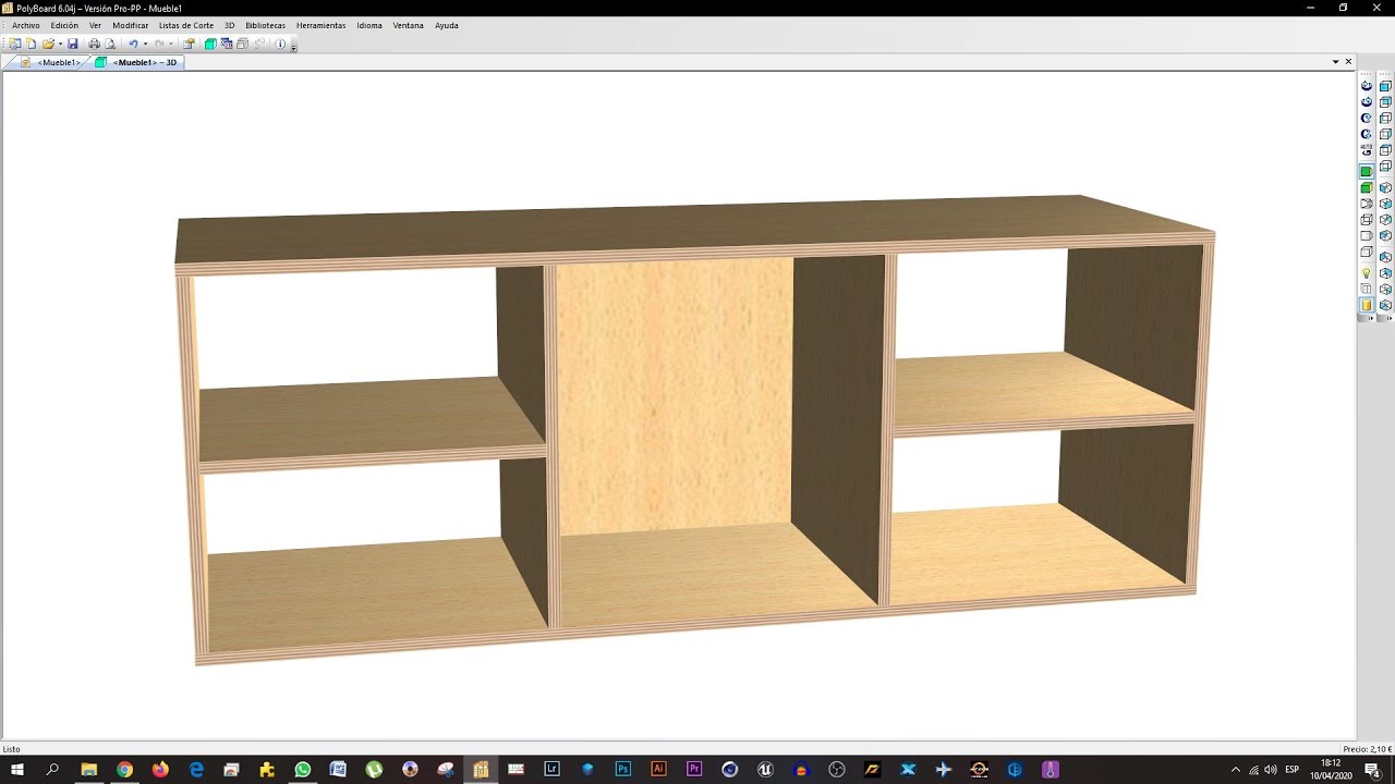 Diseñando tu primer mueble en Polyboard - Parte 3