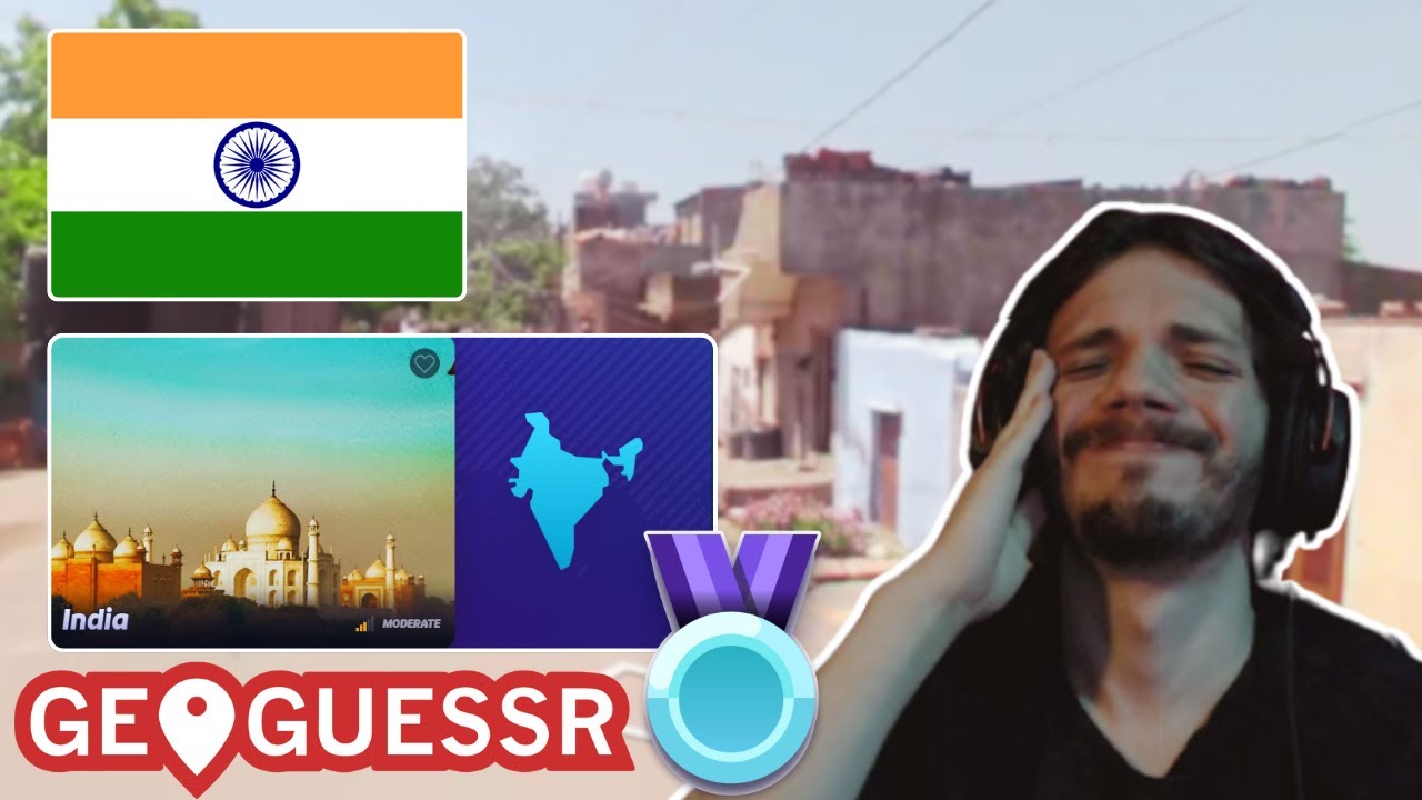 Platinando a Índia no GeoGuessr - Rapaz, que dureza!