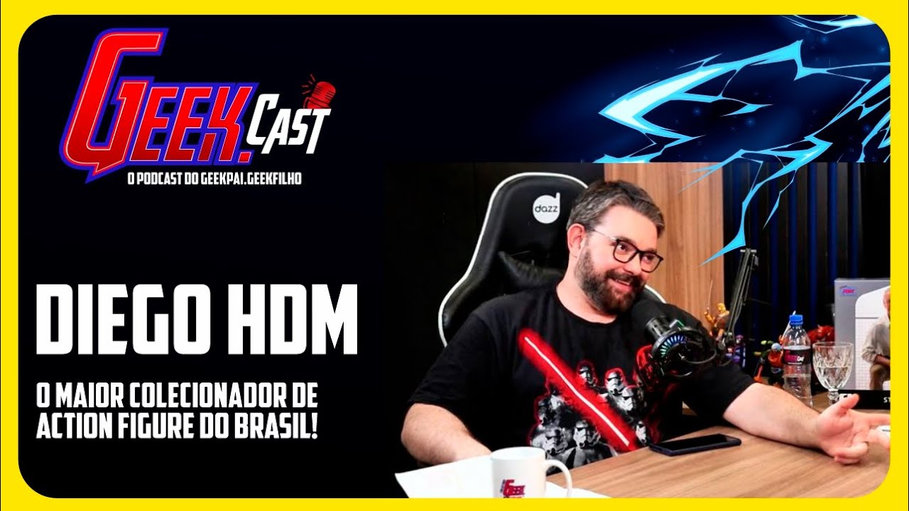 Desejo atendido: Podcast exclusivo em Estúdio de colecionáveis do Brasil