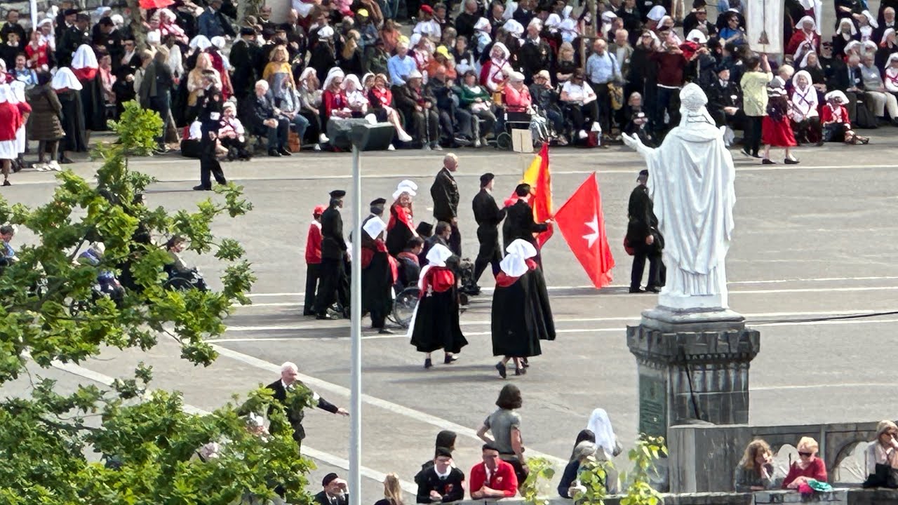 Lourdes 2024 Eucharistic procession Order of Malta