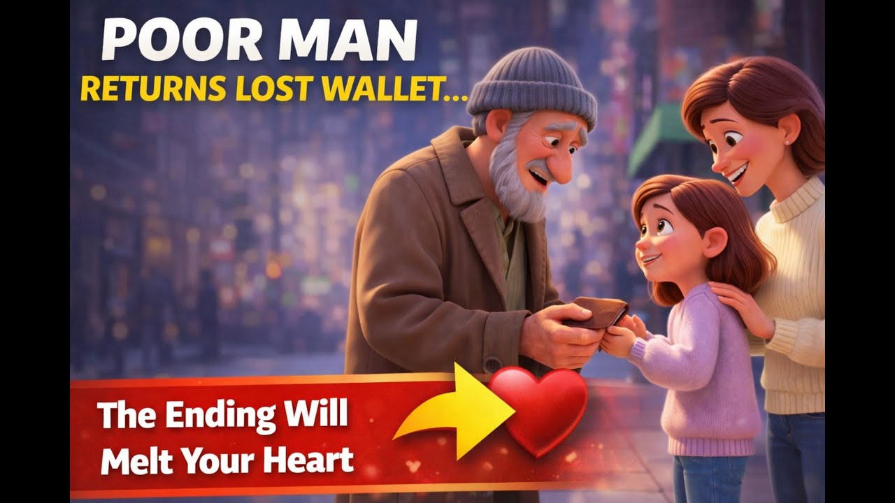 Poor Old Man Returns Lost Wallet — What Happens Next Will Melt Your Heart ❤️ #HeartTouching#Story
