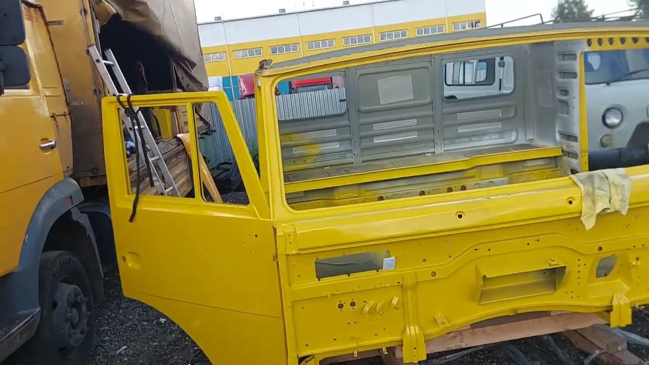 Установка новой кабины камаз. Часть 1.