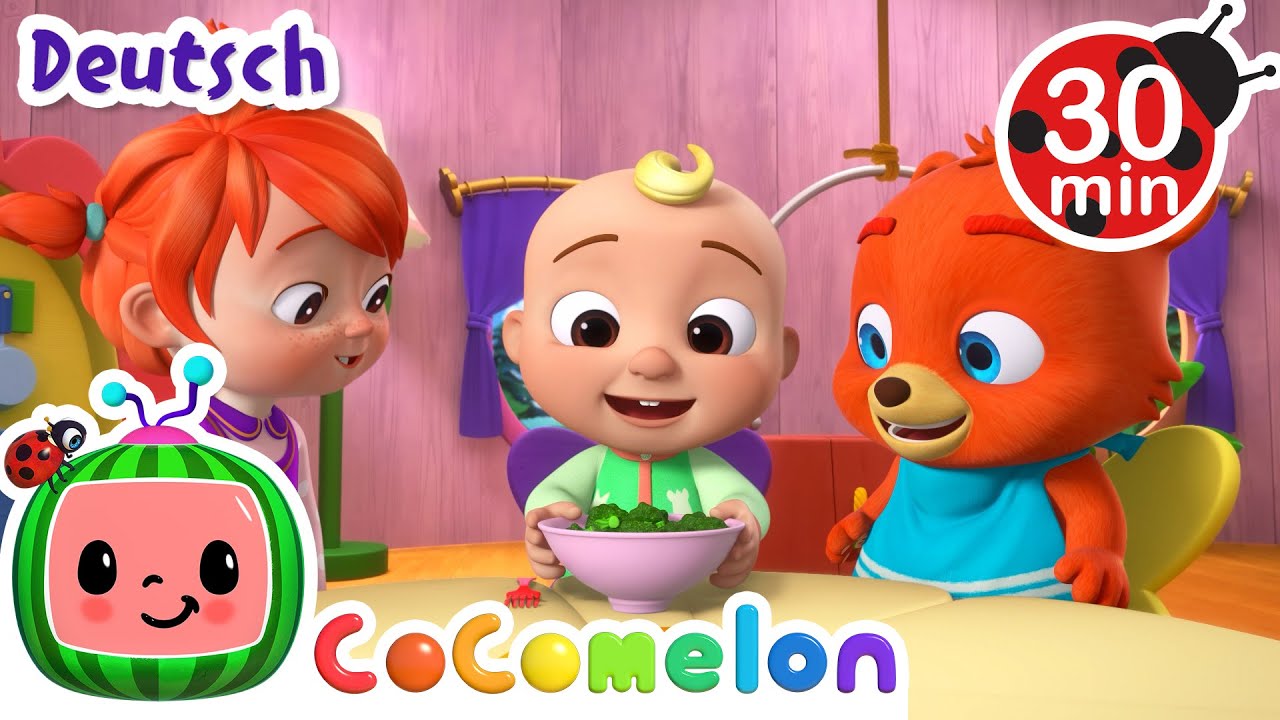 Ja Ja Gemüse. | CoComelon - JJ's Animal Time Deutsch | Cartoons und Kinderlieder