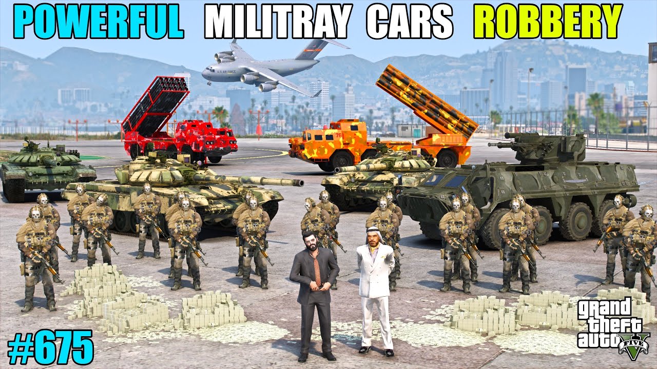 GTA 5 : ROBBING THE MOST ADVANCED WEAPONS FROM DUBAI | GTA 5 GAMEPLAY #675