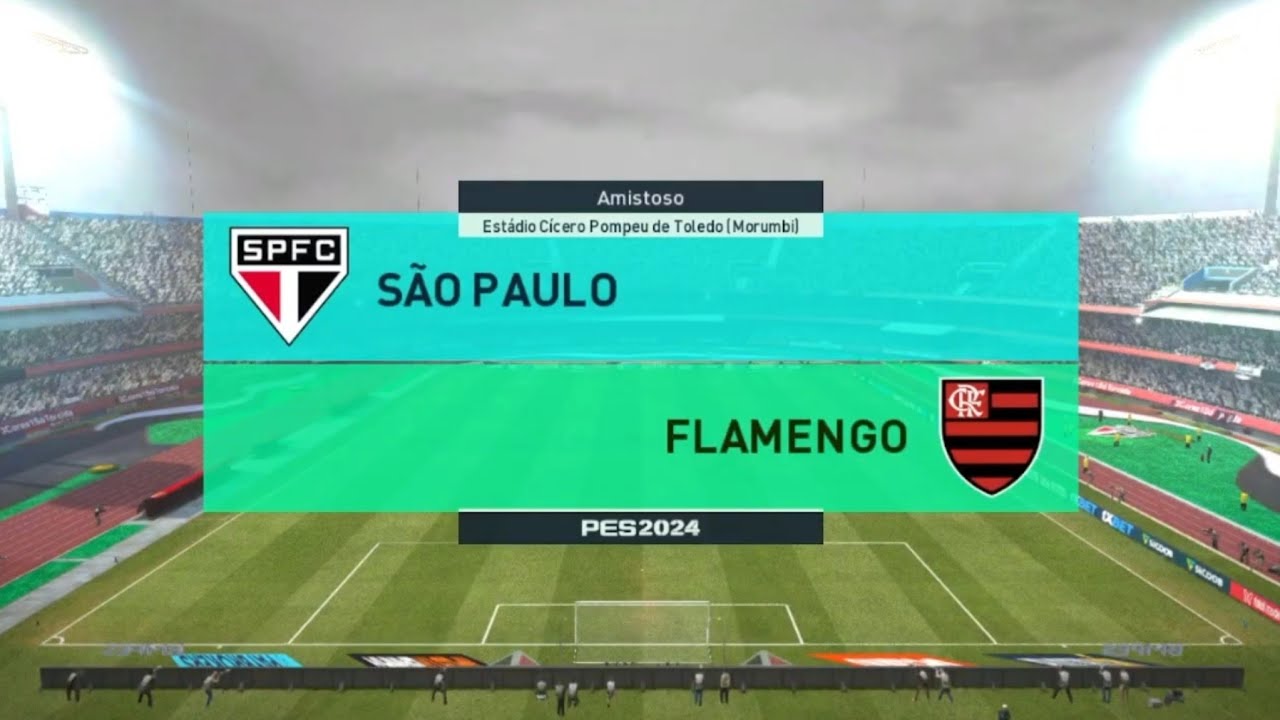 PATCH XBOX 360 PES 18 SÃO PAULO X FLAMENGO 