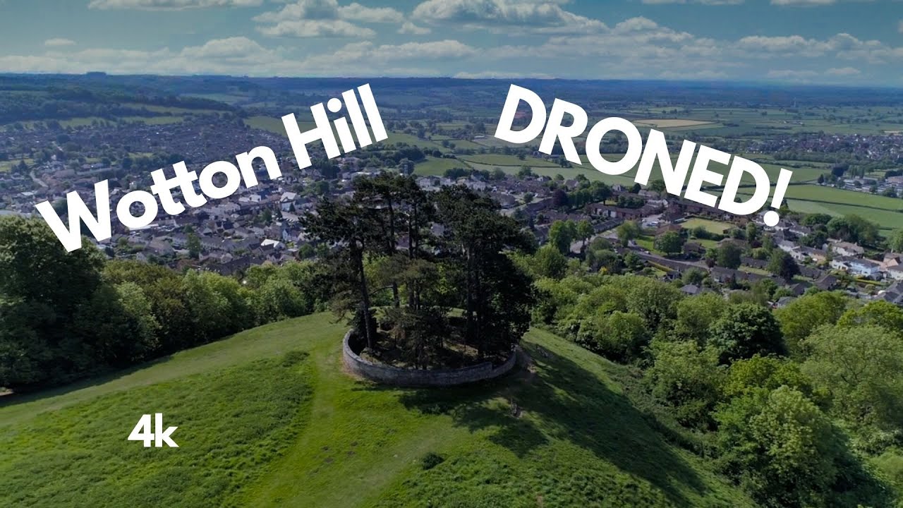 Wotton Hill, and the Jubilee Clump in Wotton-under-Edge