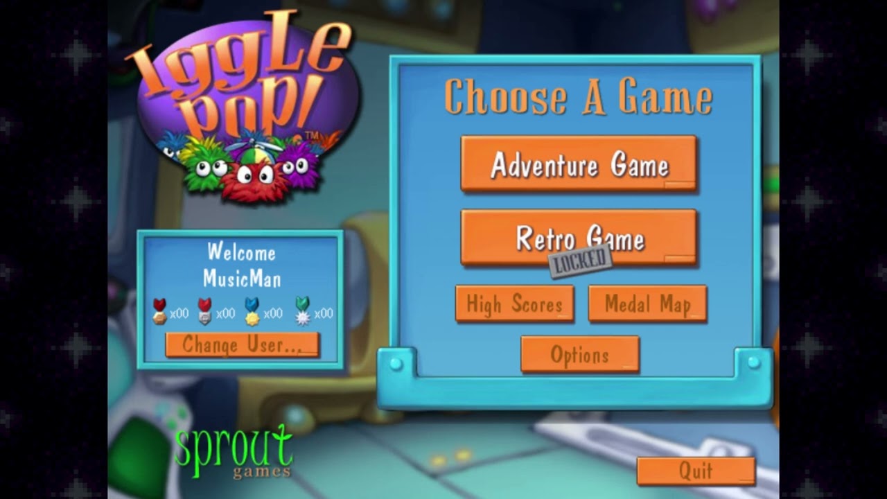 Iggle Pop! Deluxe (PopCap, 2004) - Welcome To Iggle Pop!
