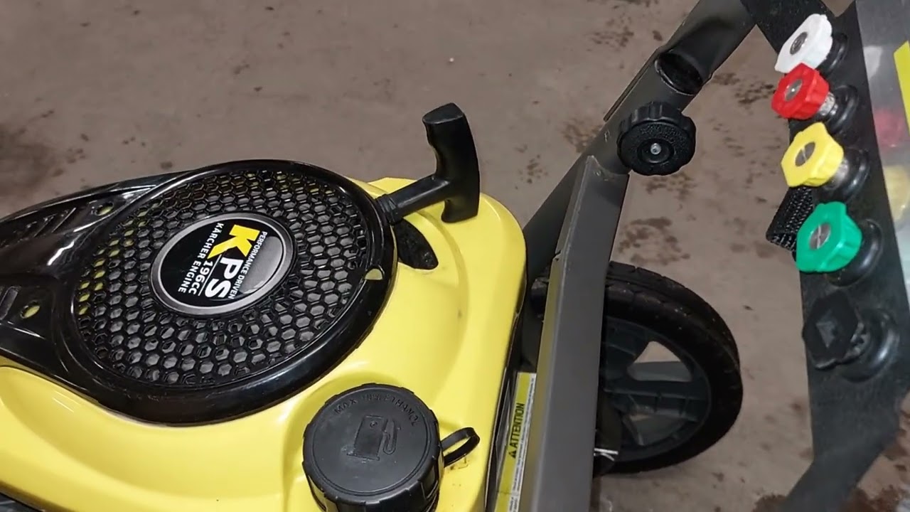 COMO CONECTAR KARCHER💧💧 ( DE GASOLINA ) CORRECTAMENTE.