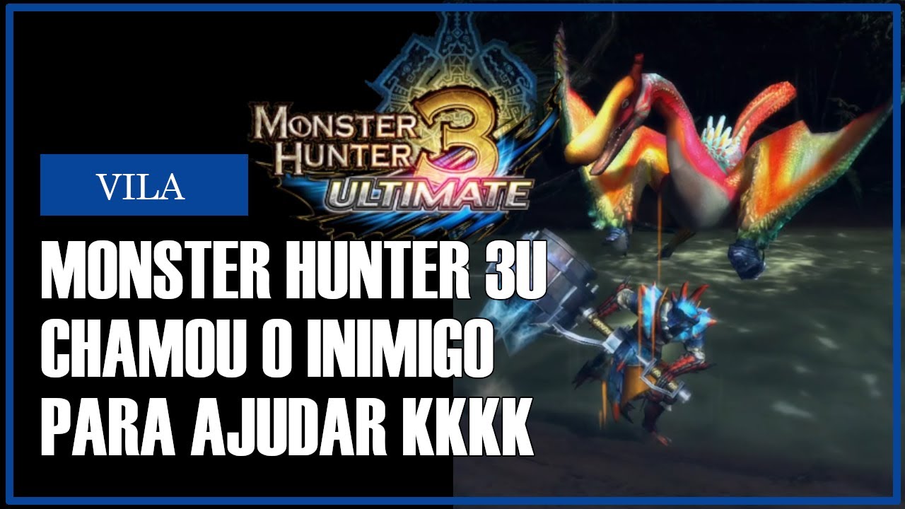 Monster Hunter 3 Ultimate - Acho que o CRIMSON QURUPECO acabou Escutando! |DETONADO#56|