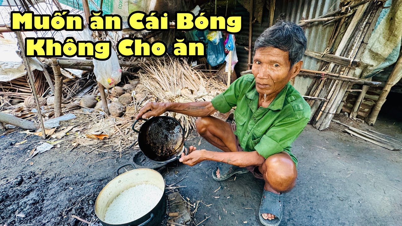 Ông chú sống tách biệt xã hội trong hoang vu u ám cách ăn uống rất lạ theo cái bóng 