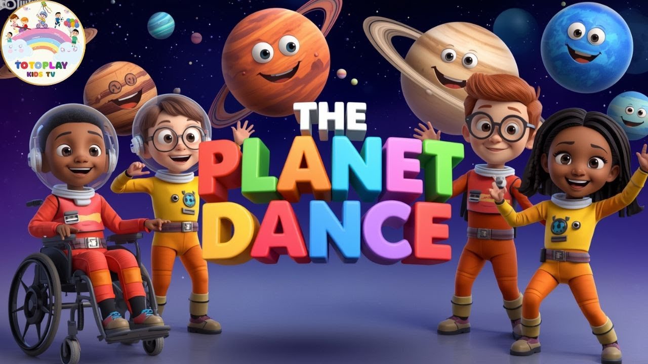 The Planet Dance💫| Solar System Song for Kids |Learn Planets in Order | Educational Children's Rhyme
