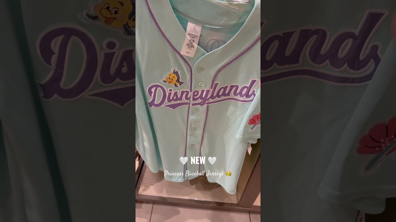 NEW DISNEY BASEBALL JERSEYS ⭐️ #shorts #youtubeshorts #disneymerch #disneyprincesses