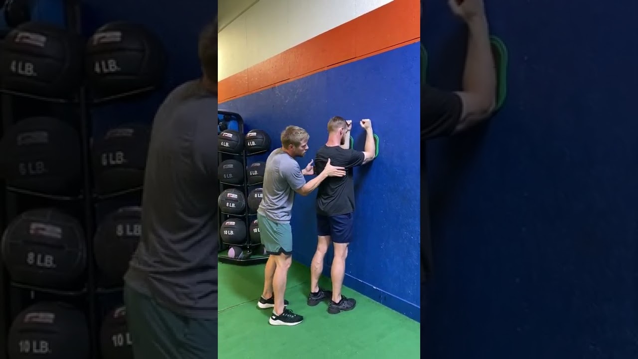 Alternating Serratus Wall Slides w/Valslides