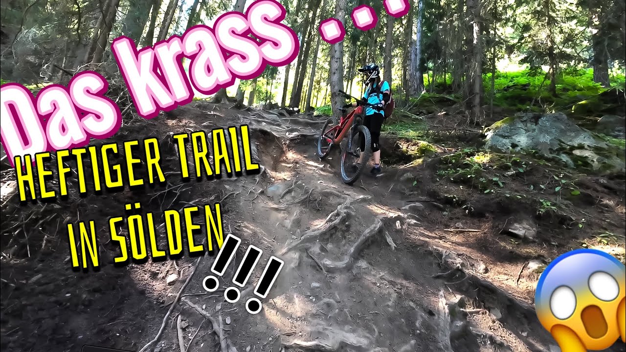 schwerster Trail in SÖLDEN nach Schlüsselbeinbruch 😱 wie werde ich wieder MUTIG ? LEITERBERG Enduro