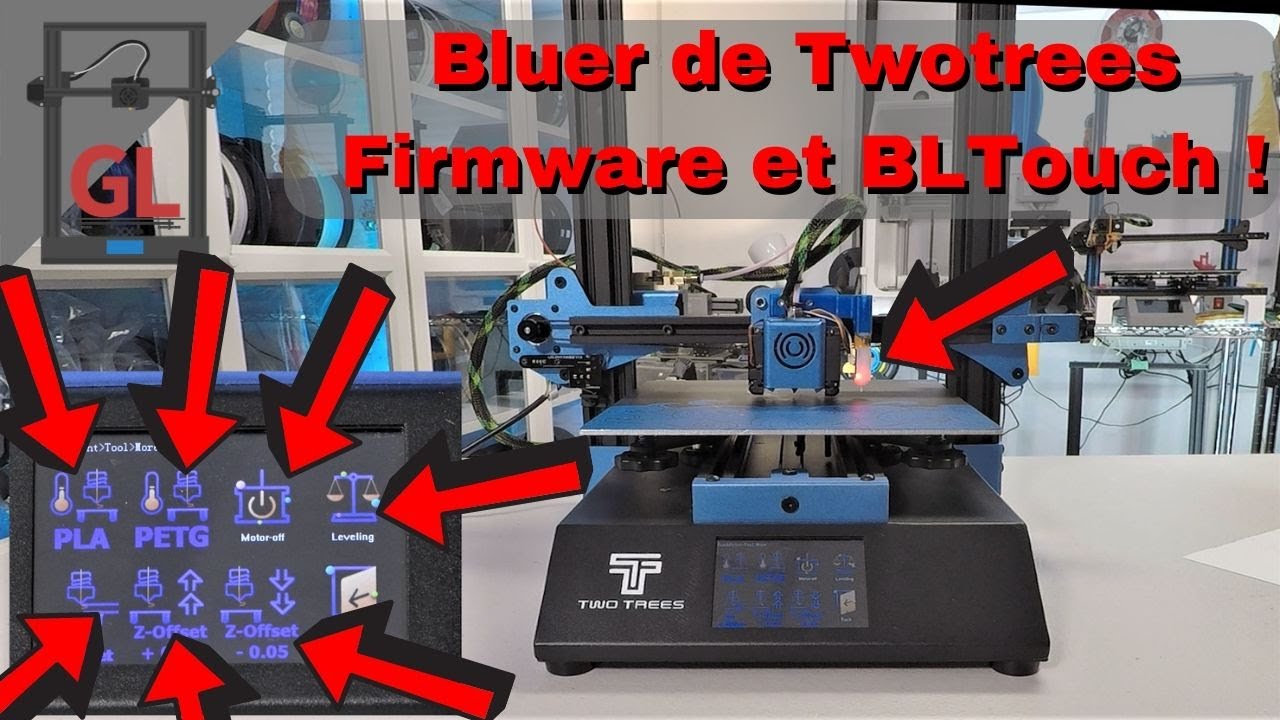 Bluer de Twotrees : Bltouch et MKS TFT 😄
