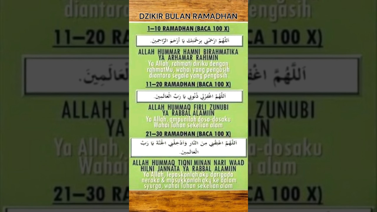 DZIKIR BULAN RAMADHAN #ramadan #dzikir #shorts