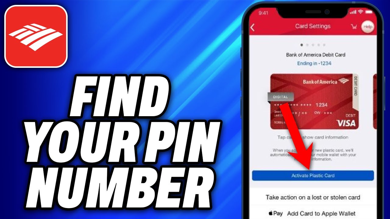 How To Find Your Pin Number for Debit Card Bank of America - Easy Fix