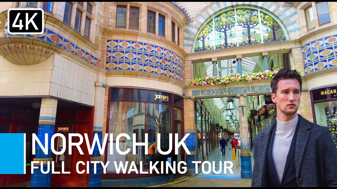 Norwich City, England |The UK's Best University City Walking Tour
