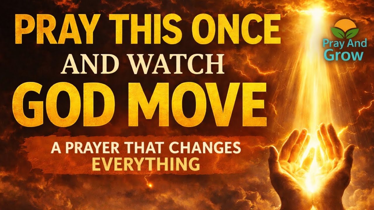 Pray This Once and Watch God Move | A Prayer That Changes Everything